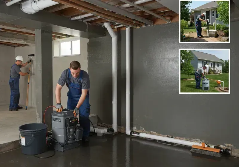 Basement Waterproofing and Flood Prevention process in George County, MS